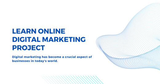 Learn online digital marketing project